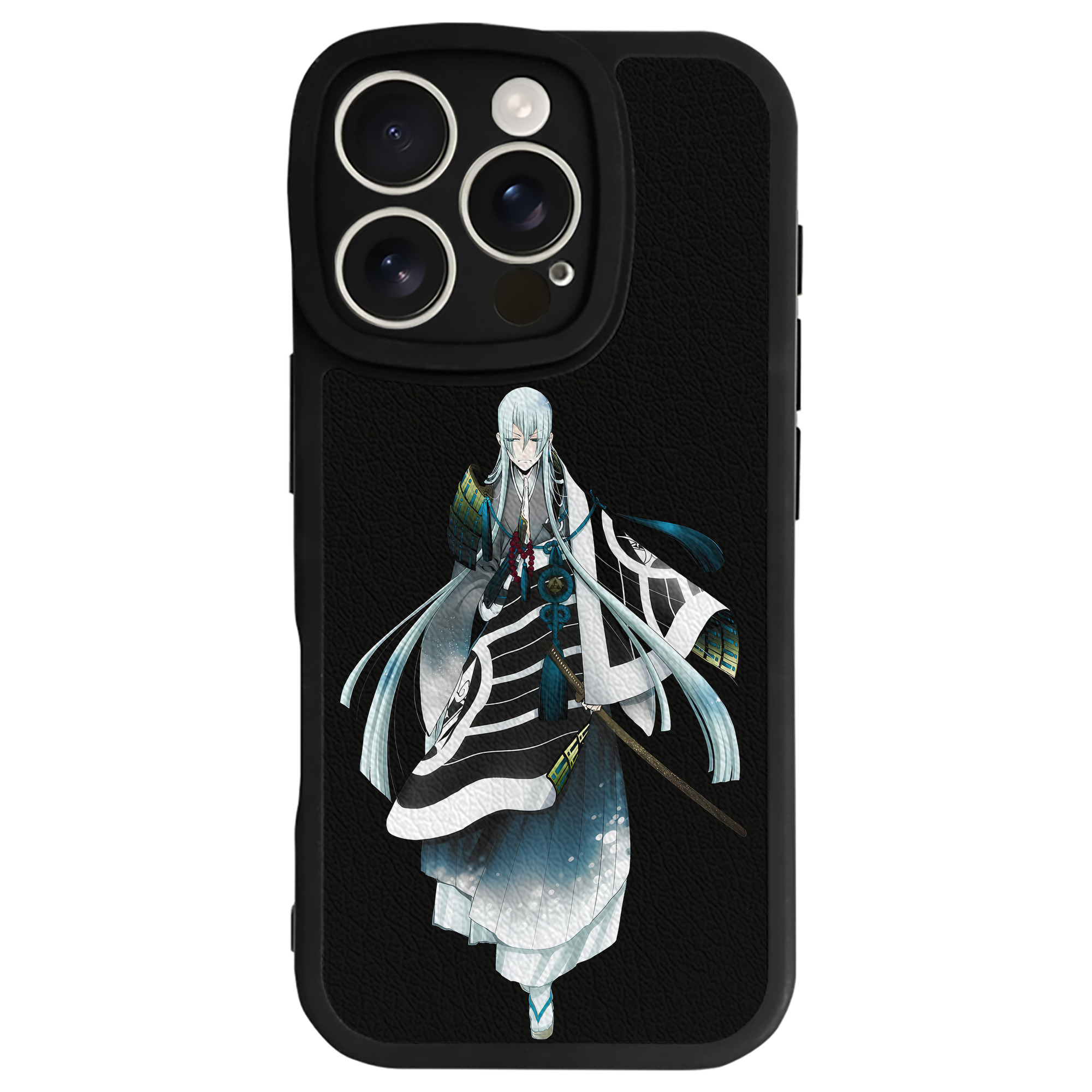 （画像用） 刀剣乱舞 Touken Ranbu 【iPhone 16シリーズ対応】シリコンスマホケース（レザー調） 材質：シリコン